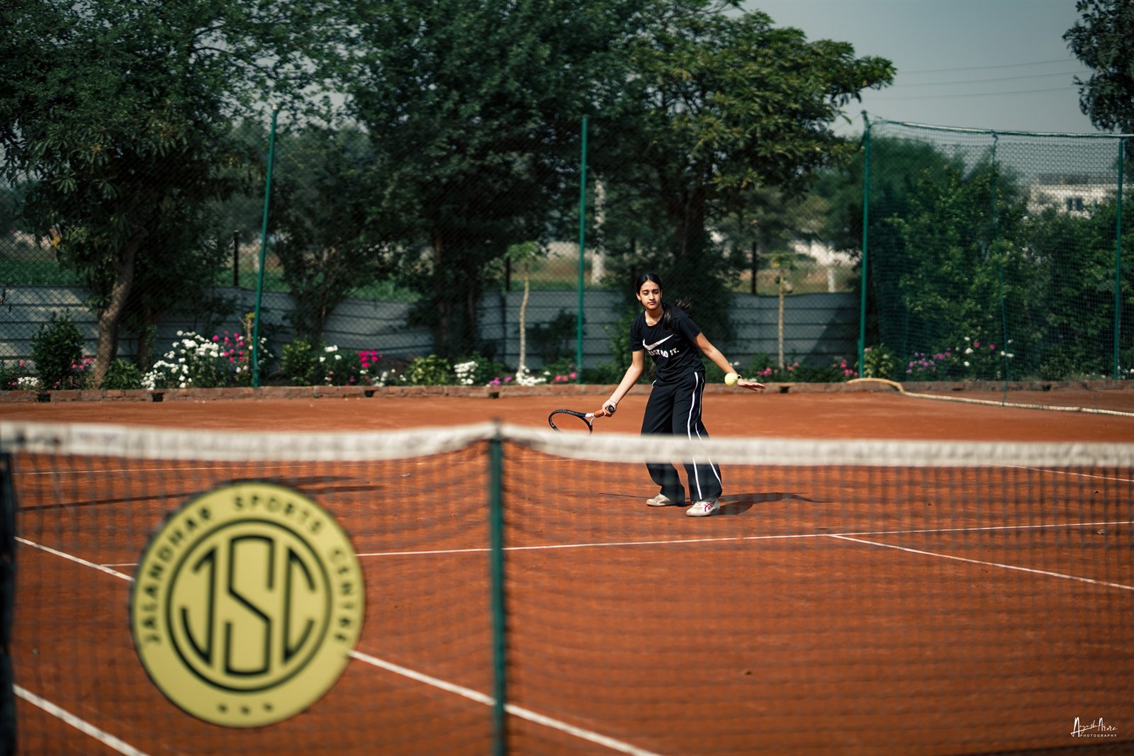 AITA tennis tournament court at Jalandhar Sports Centre